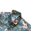 camisa navideña estampada para hombre